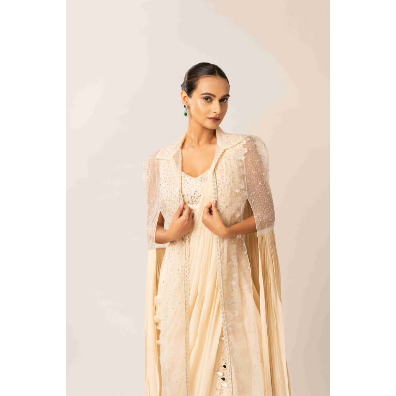 Drape Saree and Lucknow Work